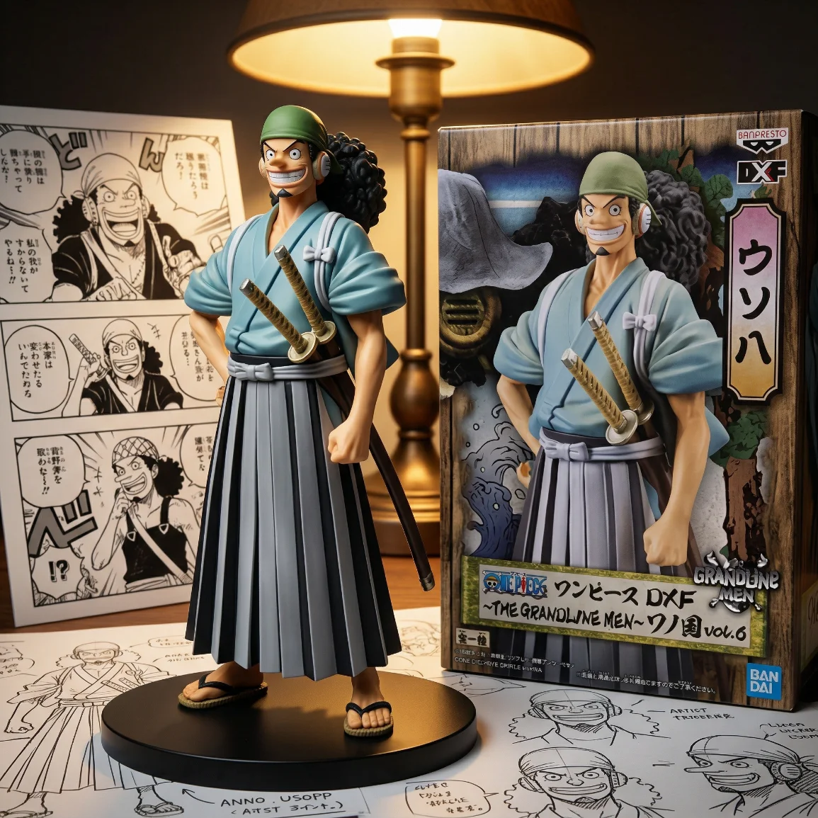 海贼王 武士 乌索普-17CM
