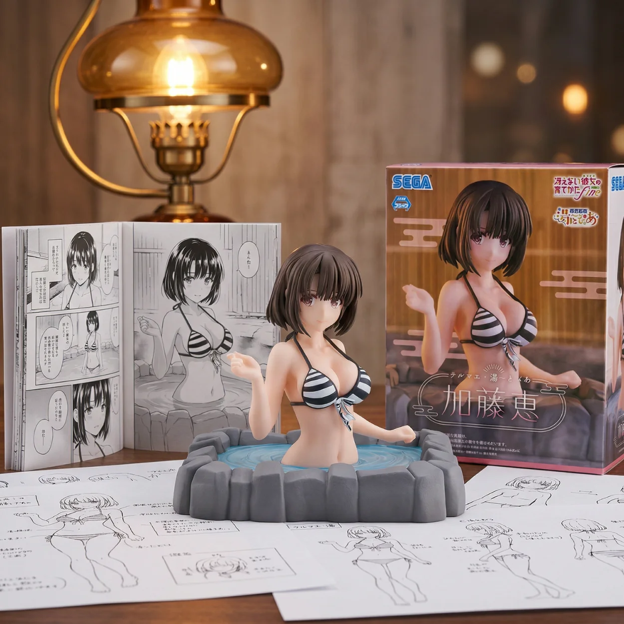 路人女主的养成方法 SEGA 加藤惠 温泉乐园-15CM