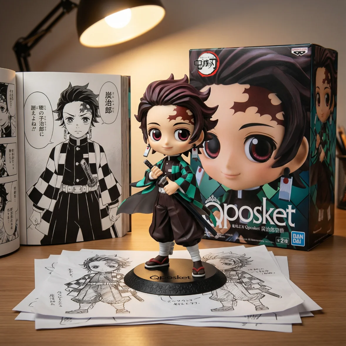 鬼灭之刃 Qposket拔刀炭治郎-15CM