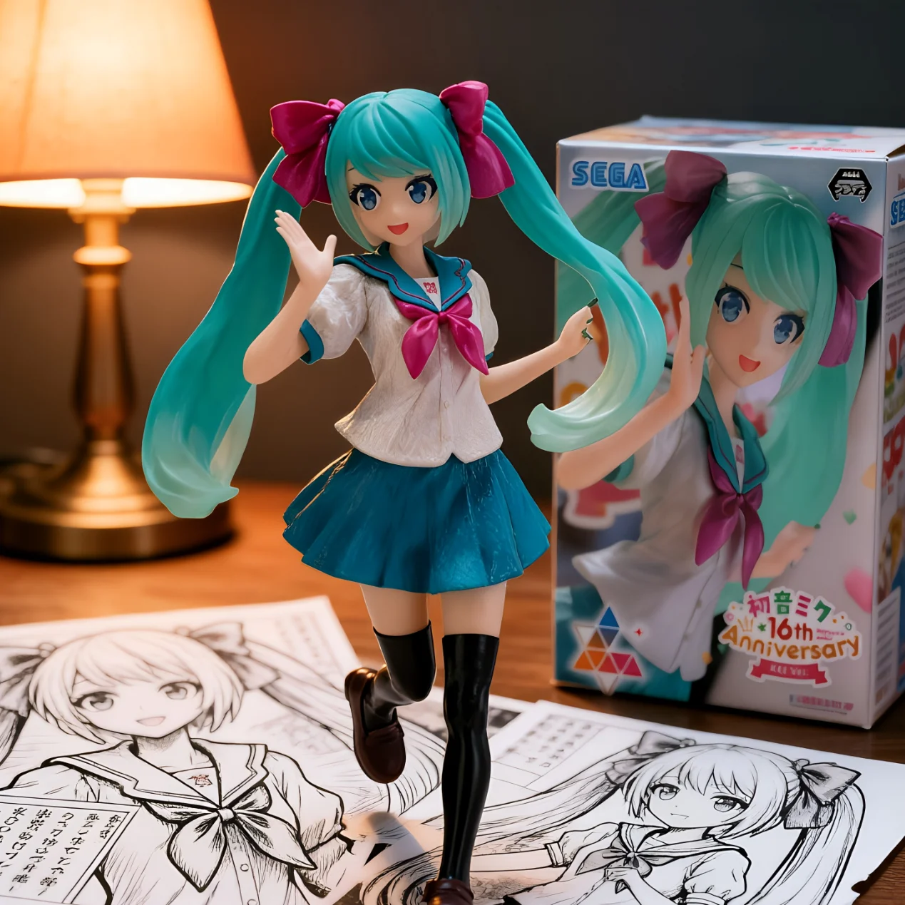 初音未来 SEGA Luminasta16周年 KEI-18CM