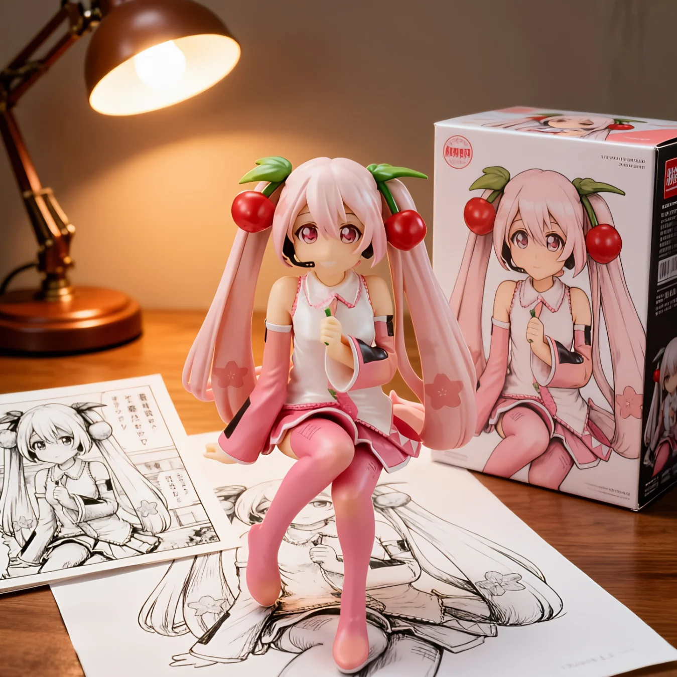 初音未来 FURYU 樱初音 2022 珠光色-13CM