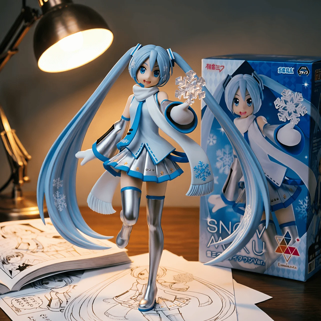 初音未来 SEGA 雪初音 天空之城-22CM