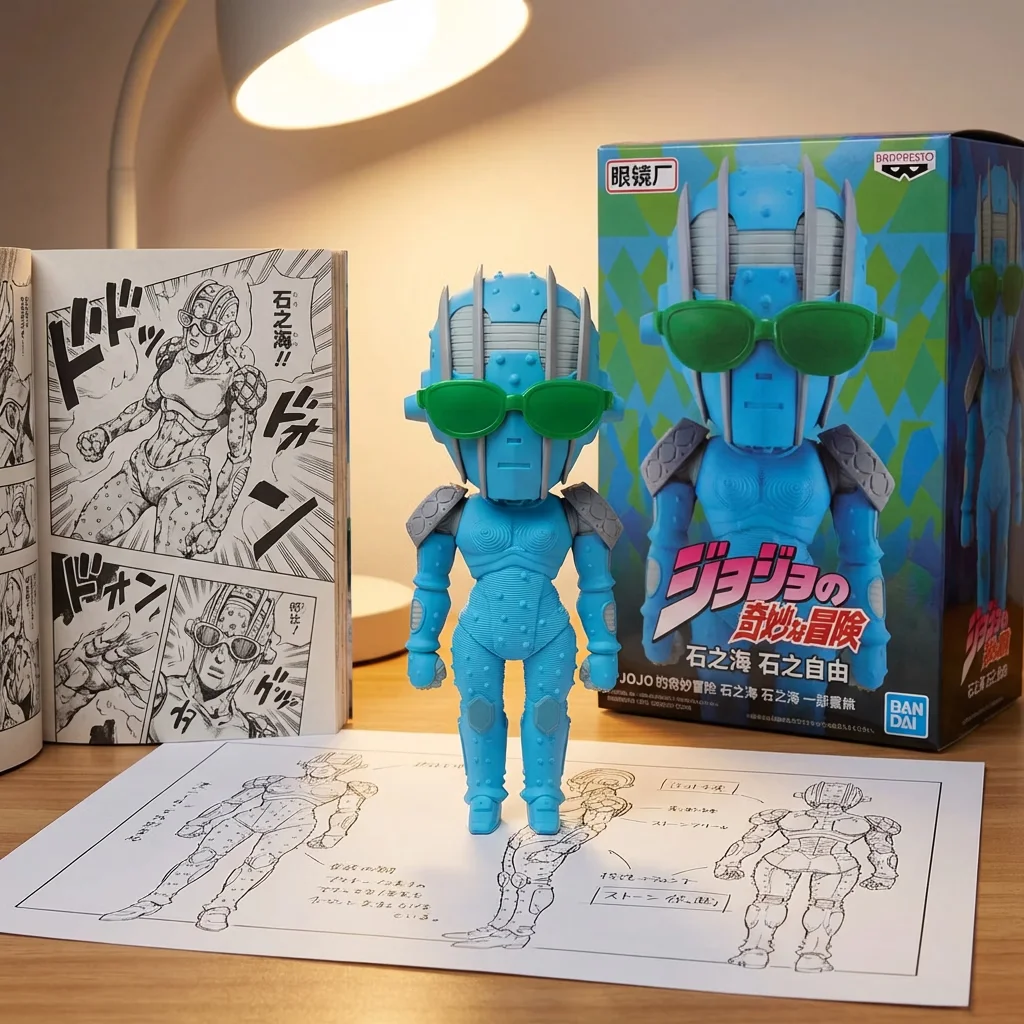 JOJO的奇妙冒险 眼镜厂 石之海 石之自由-14CM