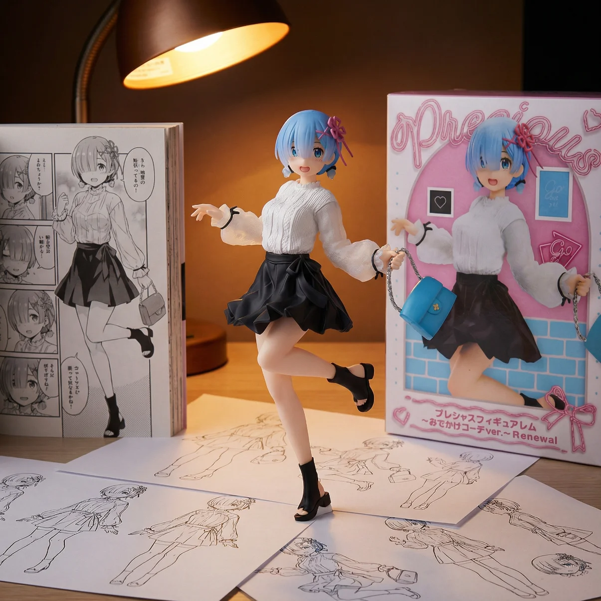 Re:从零开始的异世界生活 TAITO 蕾姆 黑白约会装-23CM