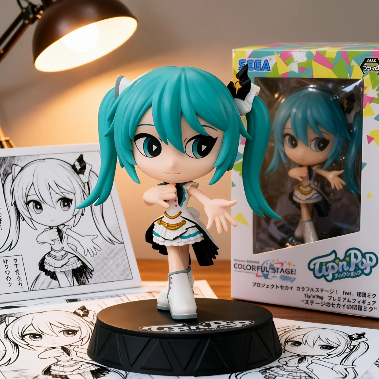 初音未来 TipnPop 卡通色-12CM
