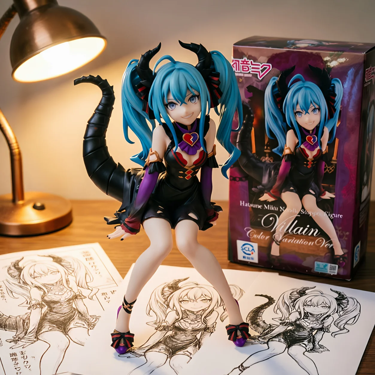 初音未来 FURYU 小恶魔 泡面压-16CM