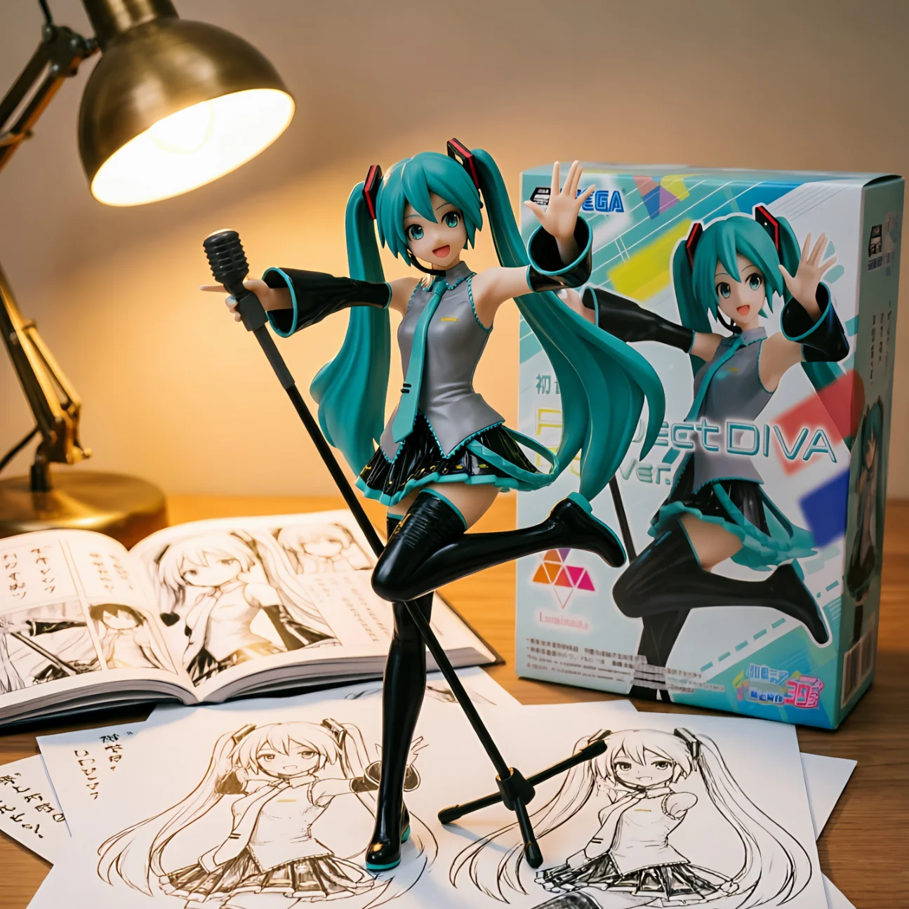 初音未来 Luminasta 初音未来 15周年-18CM