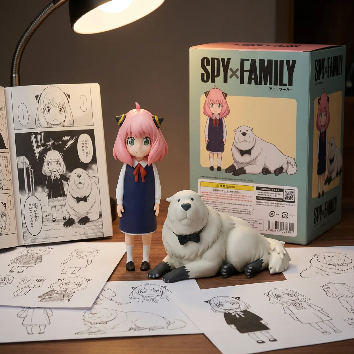 间谍过家家 眼镜厂 家族写真 阿尼亚 邦德-12CM