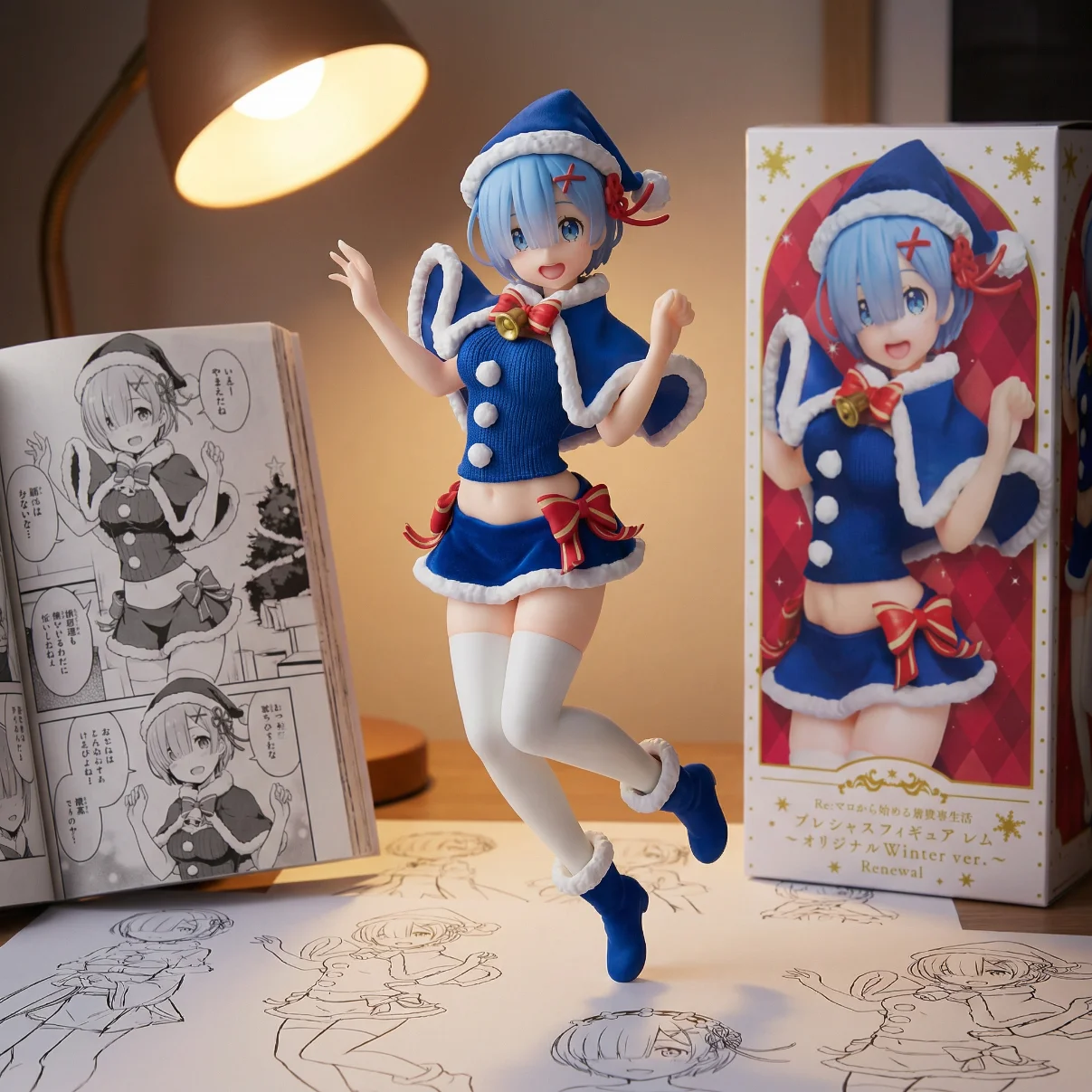 Re:从零开始的异世界生活 TAITO 蕾姆 圣诞蓝-23CM