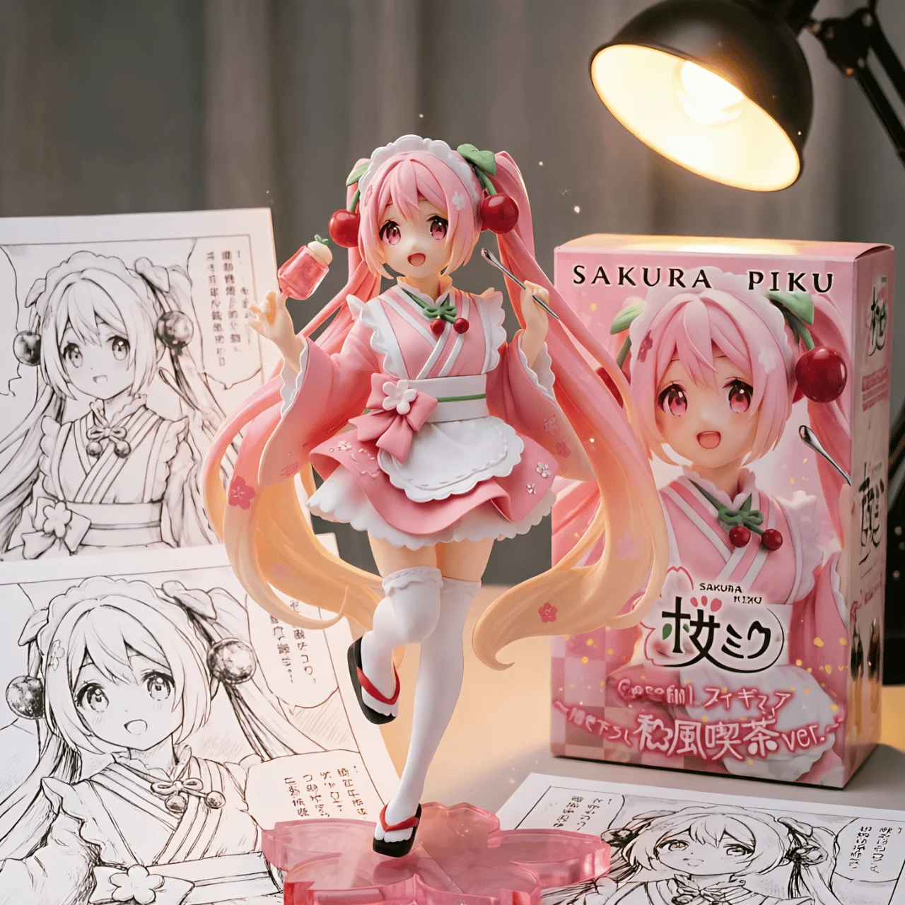 初音未来 TAITO Coreful 樱初音 日式餐饮-18CM