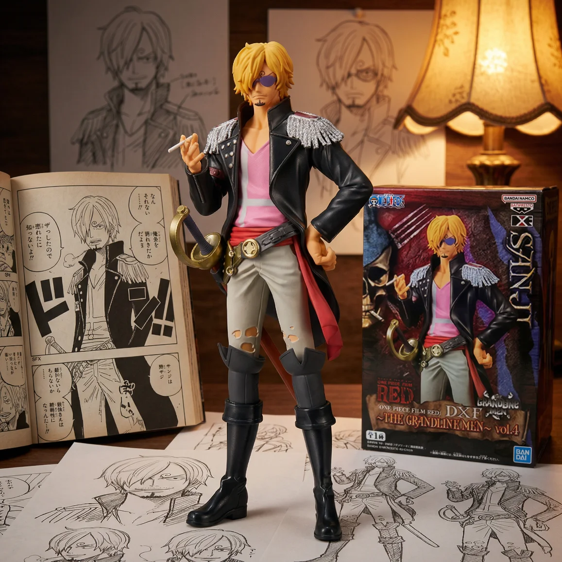 海贼王 DXF 剧场版RED 山治-17CM
