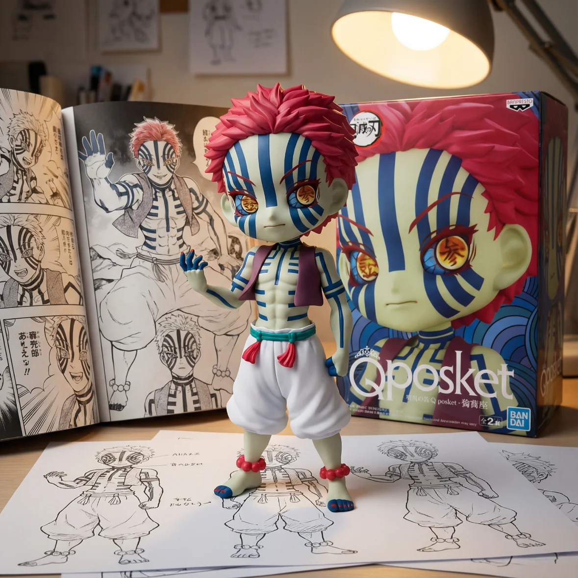 鬼灭之刃 Qposket上玄三猗窝座-15CM