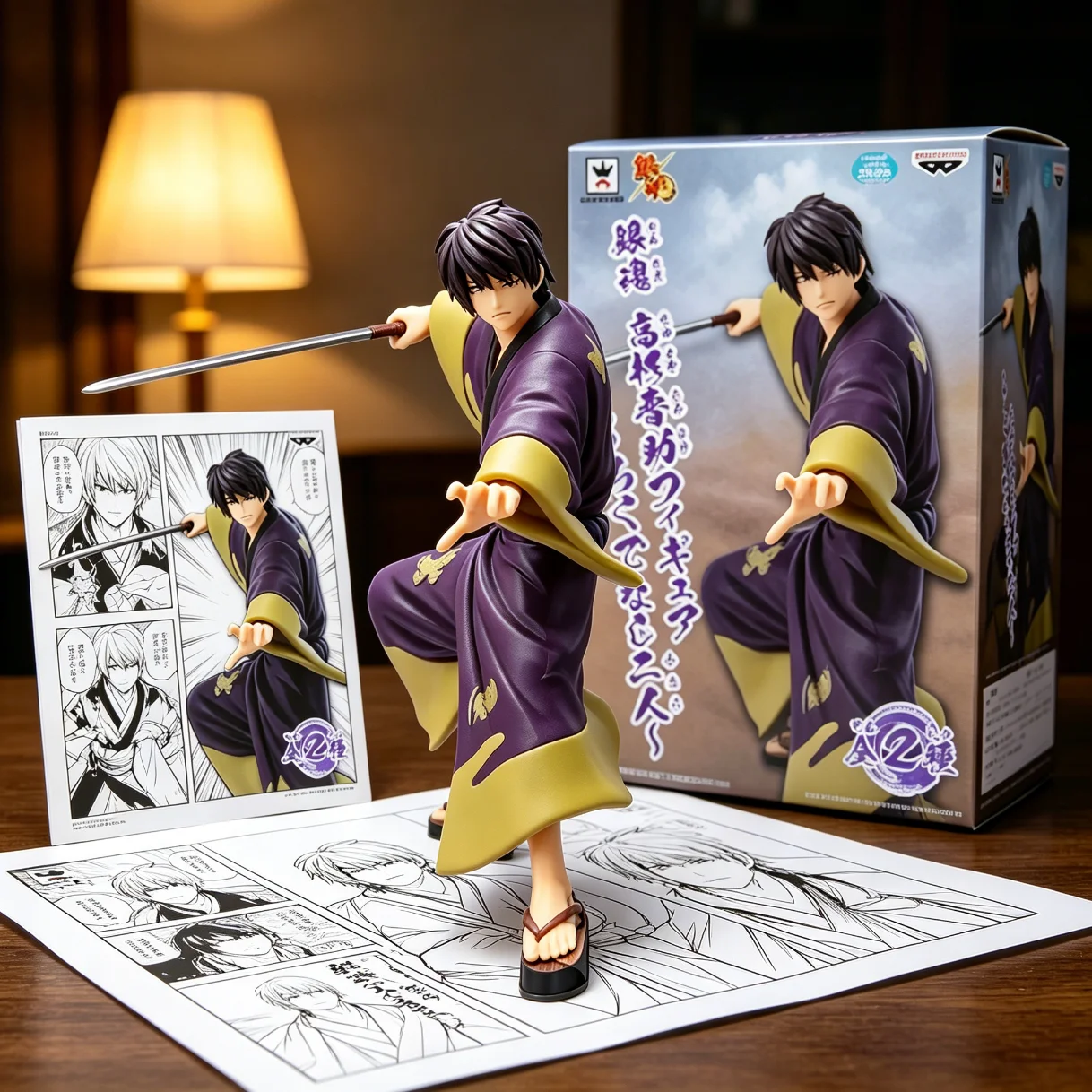 银魂 高杉晋助 无赖二人组-17CM