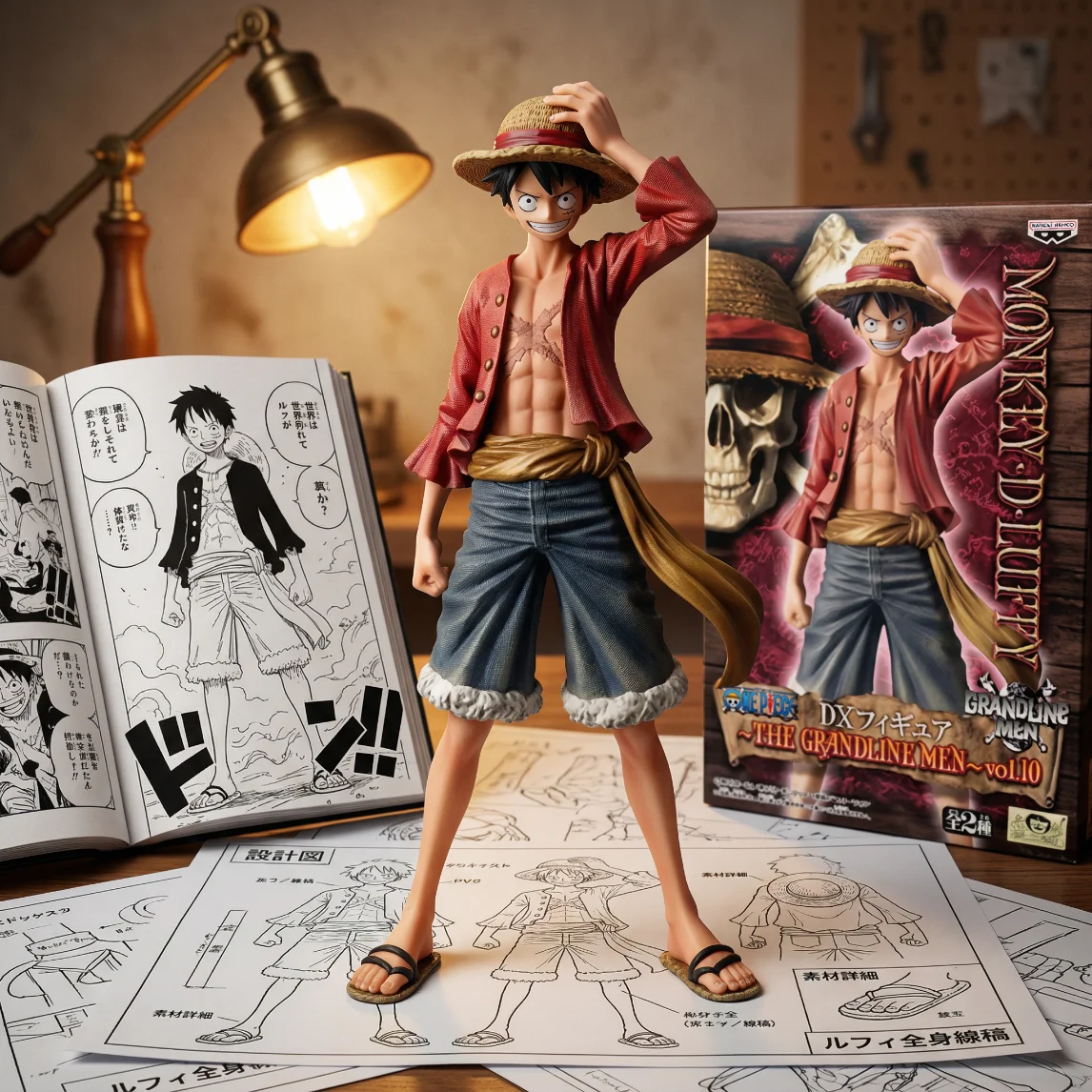 海贼王 DX 男人10 路飞-17CM