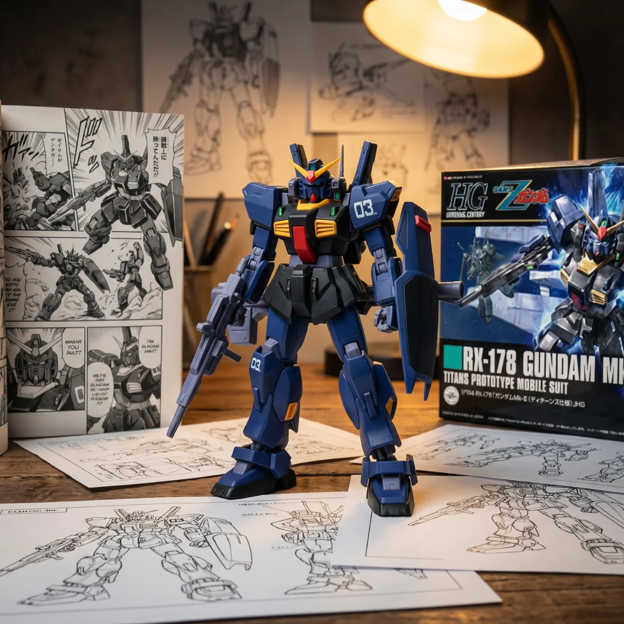 机动战士高达 MKII 泰坦斯-13CM