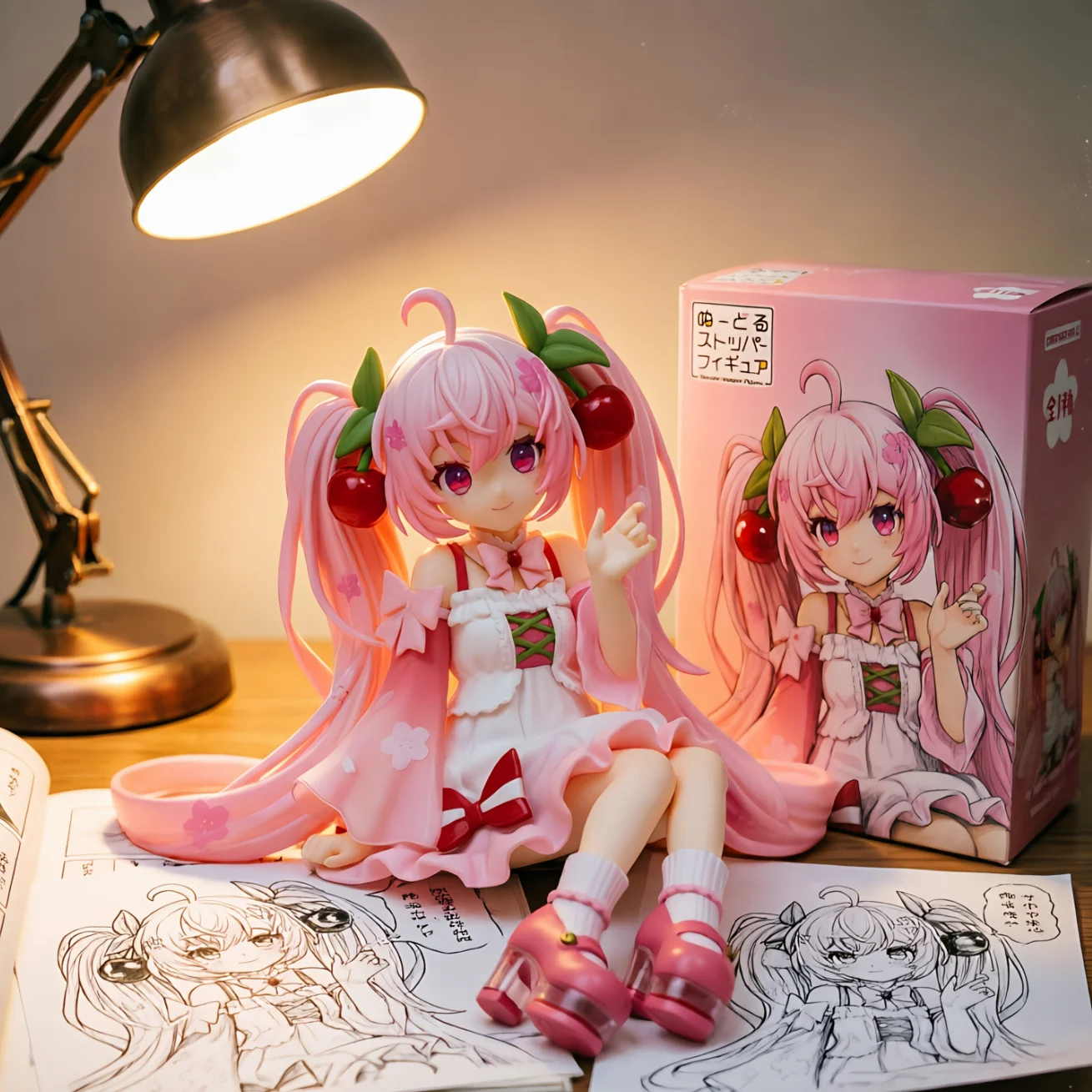 初音未来 FURYU 泡面压 樱初音2025-14CM