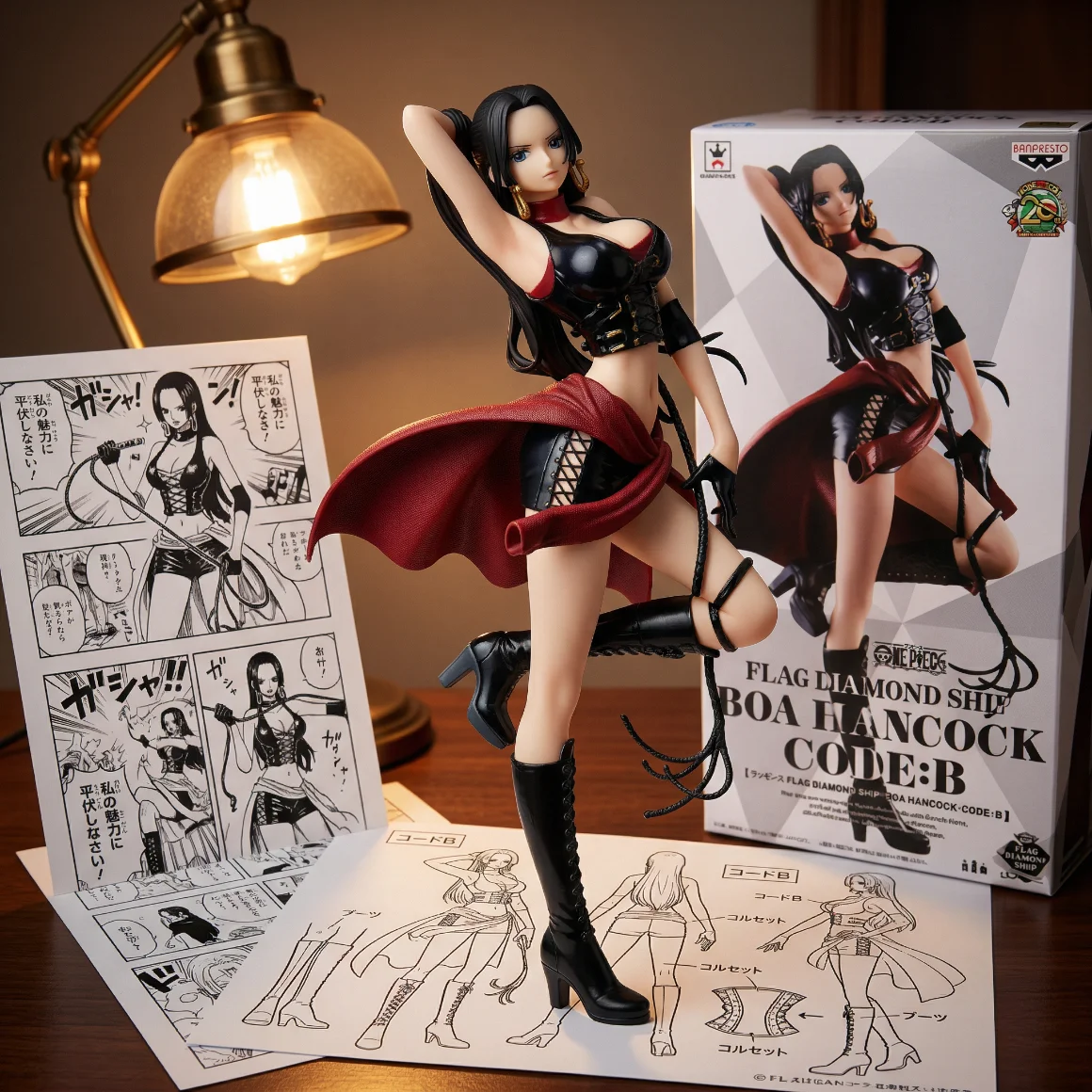 海贼王 黑衣女帝-25CM