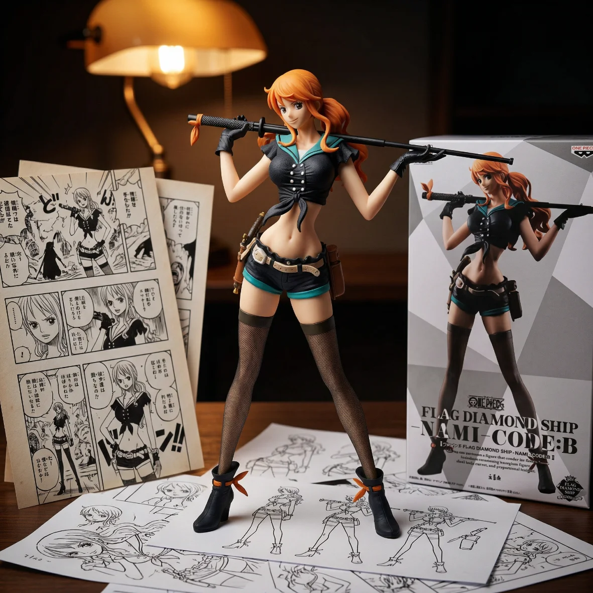 海贼王 水手服娜美-24CM