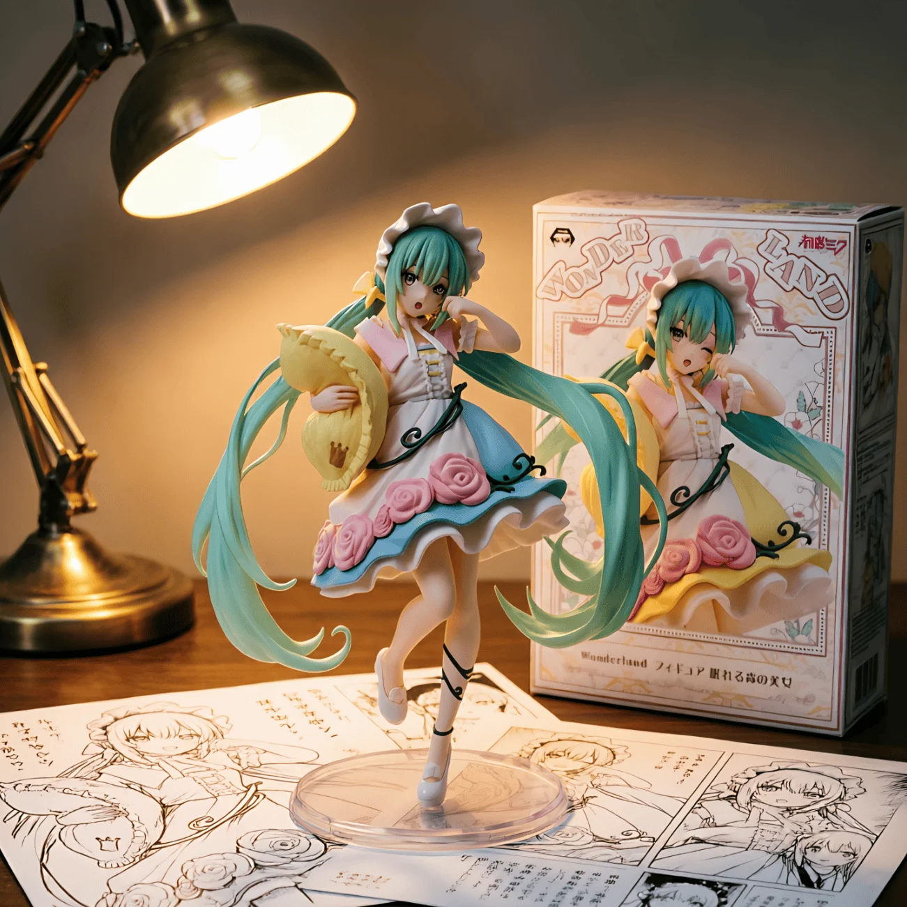 初音未来 TAITO 睡美人 马卡龙 限定-20CM
