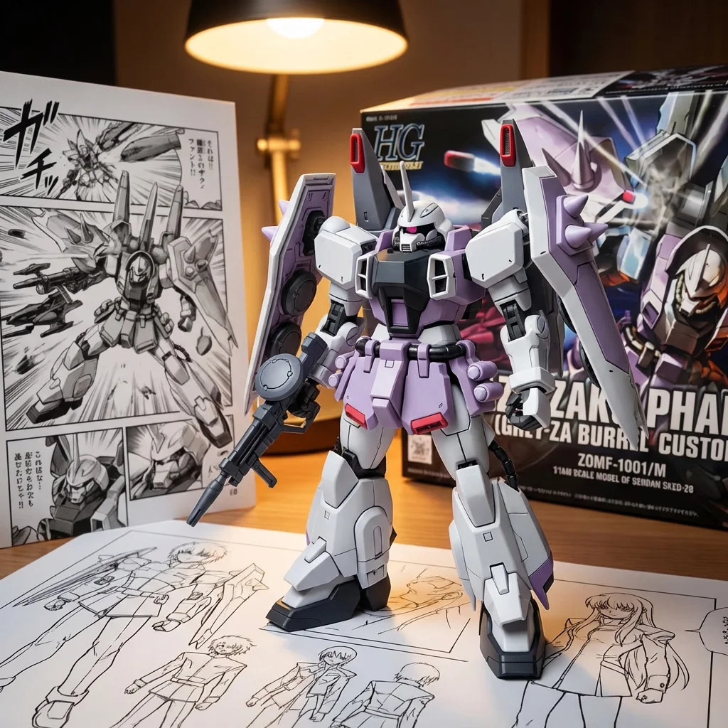 机动战士高达 HG 幽灵扎古 瞬击型-14CM