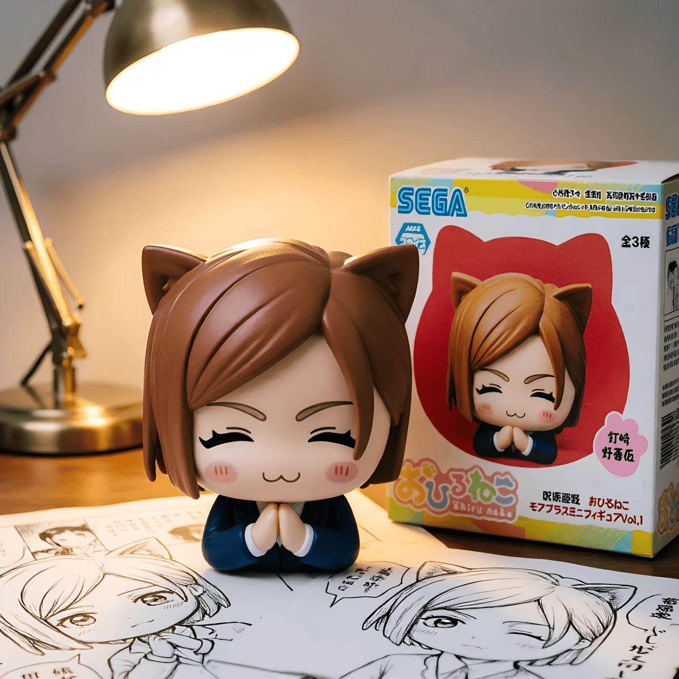 初音未来 初音未来 午睡猫咪 MEIKO-4.5CM