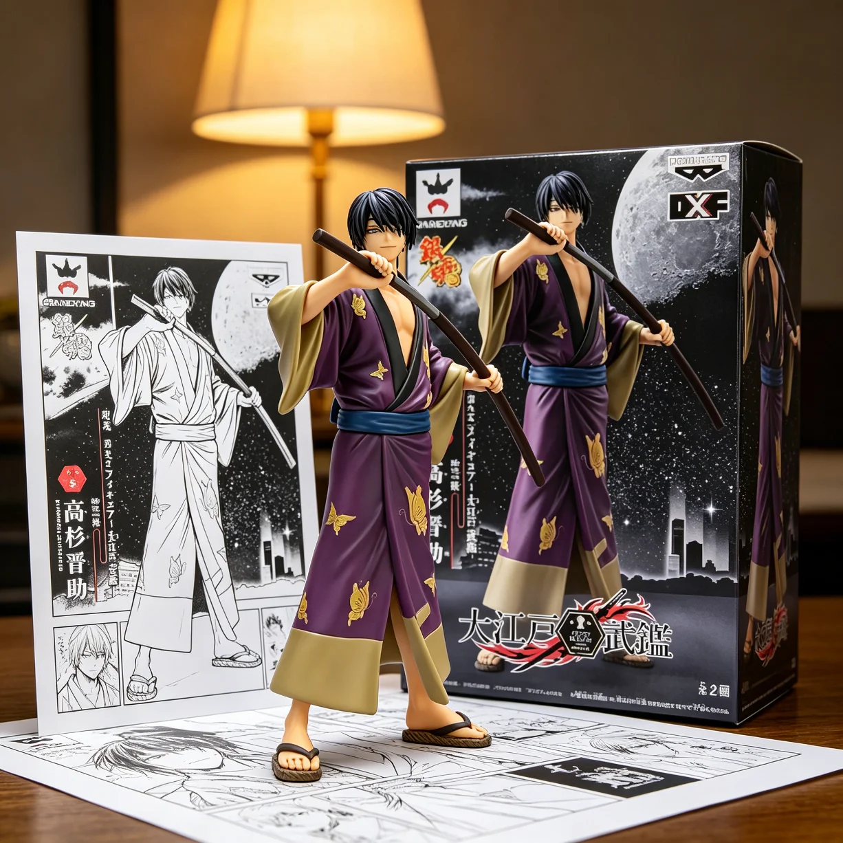 银魂 大江户武鉴 高杉晋助-17CM
