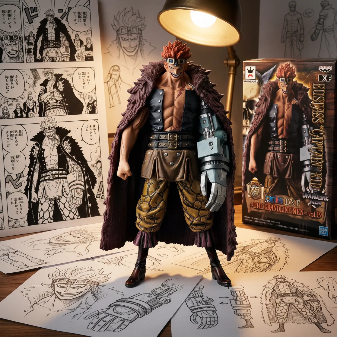 海贼王 DXF 15周年 基德-16CM