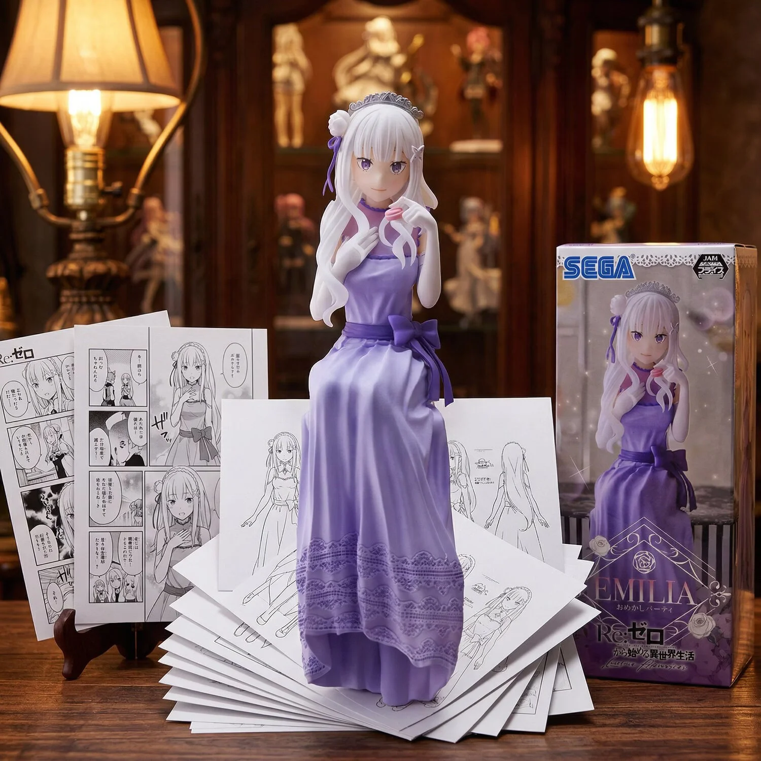Re:从零开始的异世界生活 SEGA 爱蜜莉雅 化妆派对-14CM