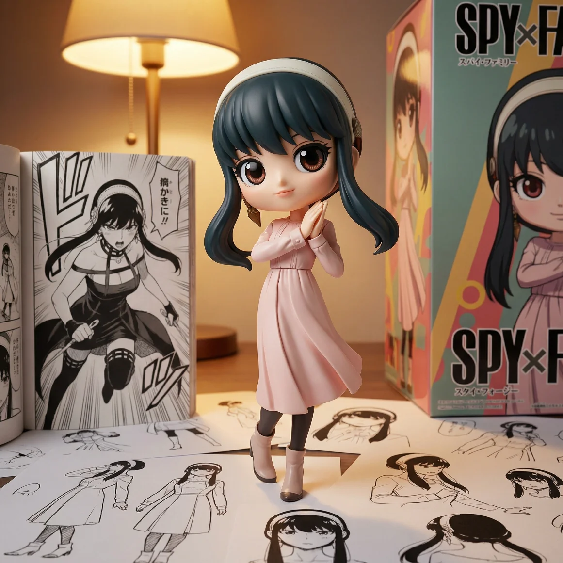间谍过家家 眼镜厂 Qposket 约尔 风衣-14CM