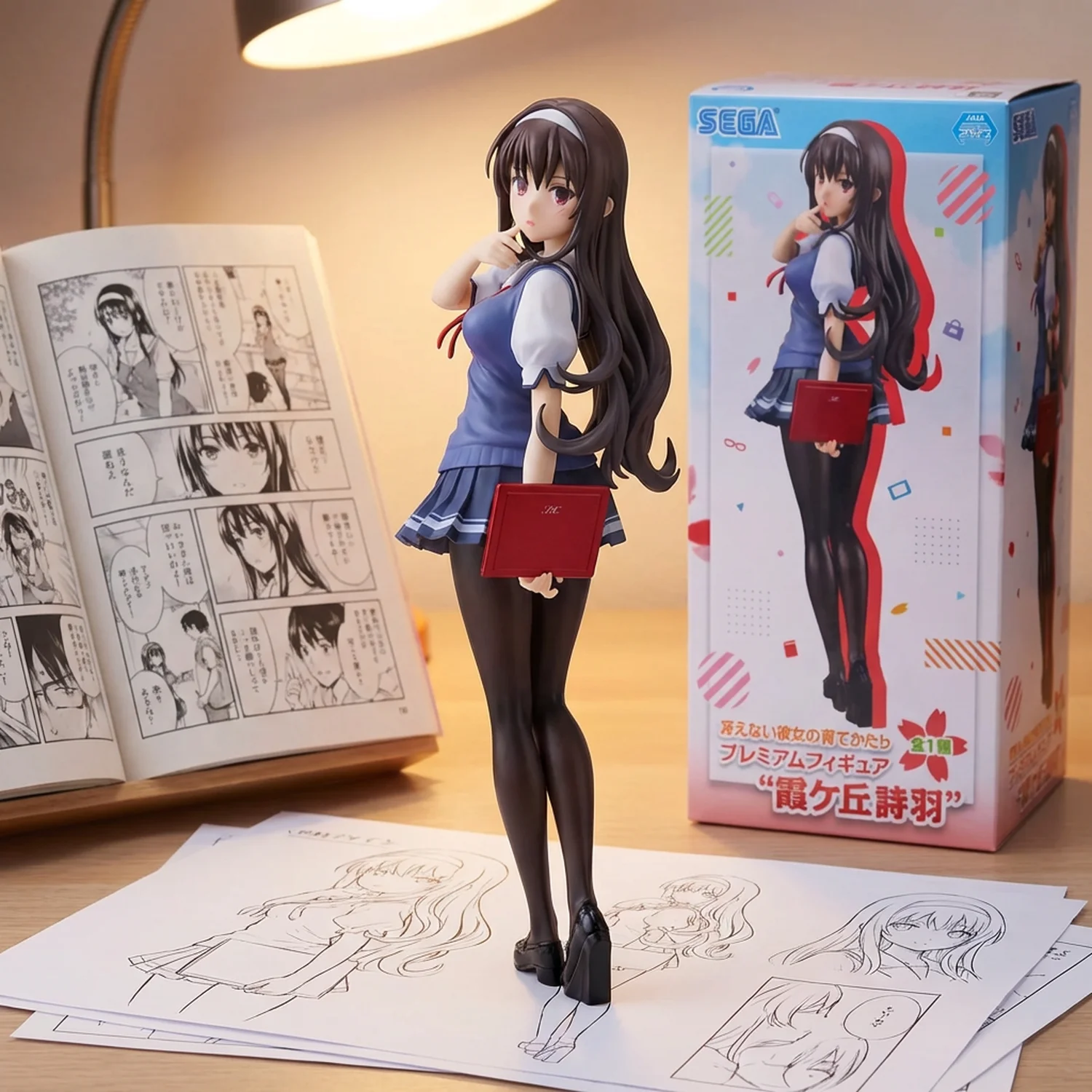路人女主的养成方法 霞之丘诗羽 校服-20CM