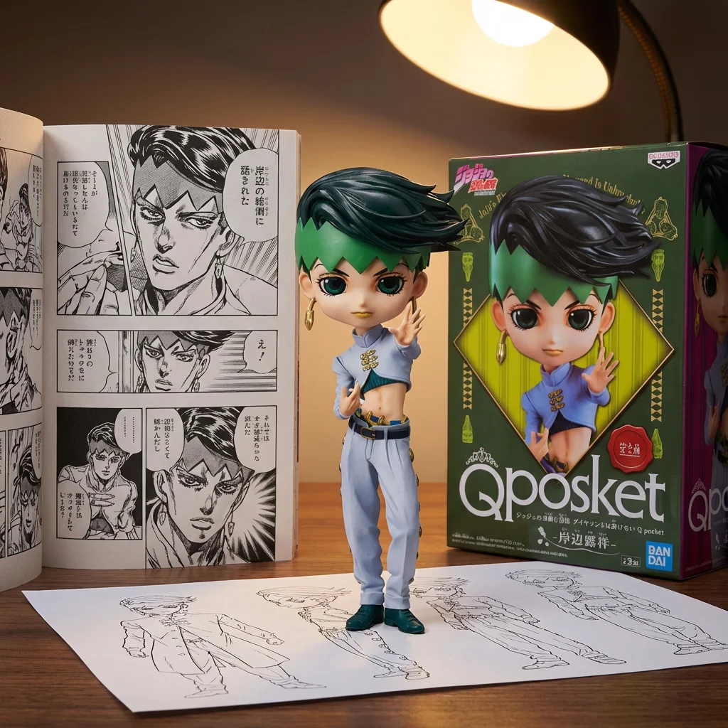 JOJO的奇妙冒险 眼镜厂 QPOSKET 岸边露伴-14CM