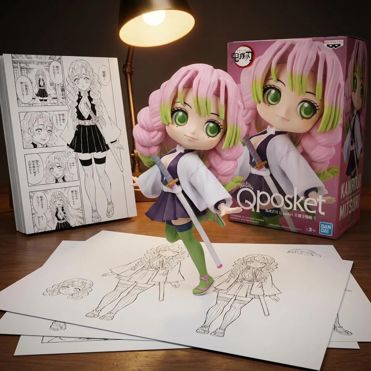鬼灭之刃 Qposket甘露寺蜜璃-15CM