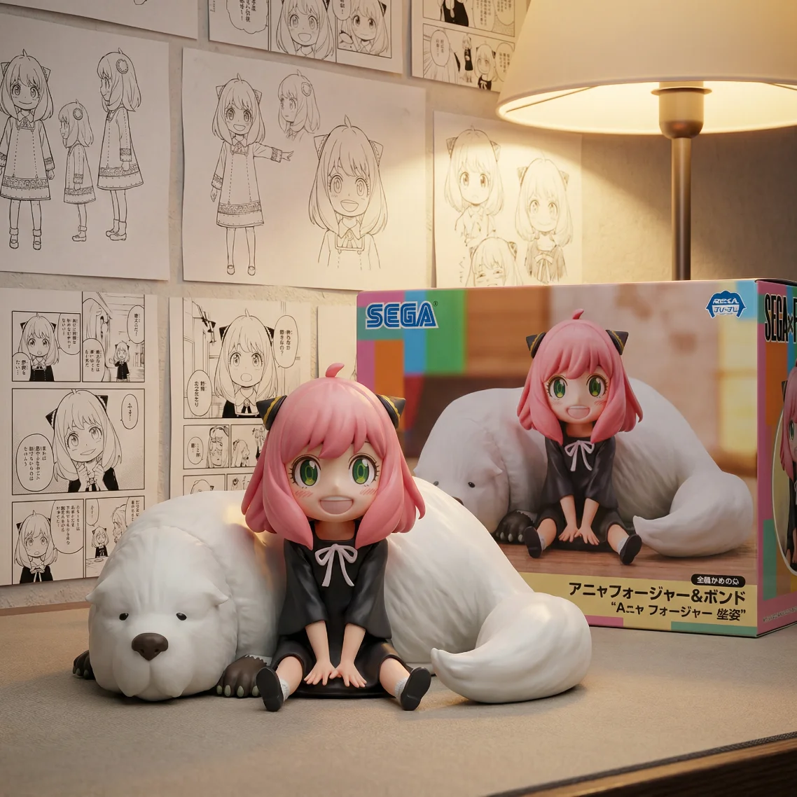 间谍过家家 SEGA 阿尼亚和邦德 坐姿-8CM