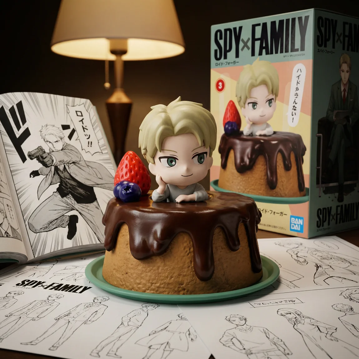 间谍过家家 眼镜厂 掌中甜品 2 劳埃德A-10CM