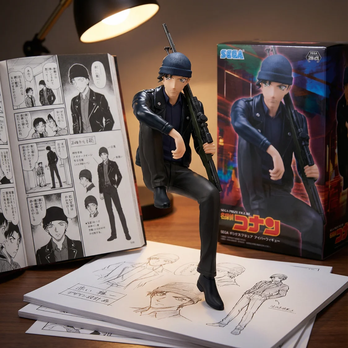 名侦探柯南 SEGA赤井秀一有枪高约14cm