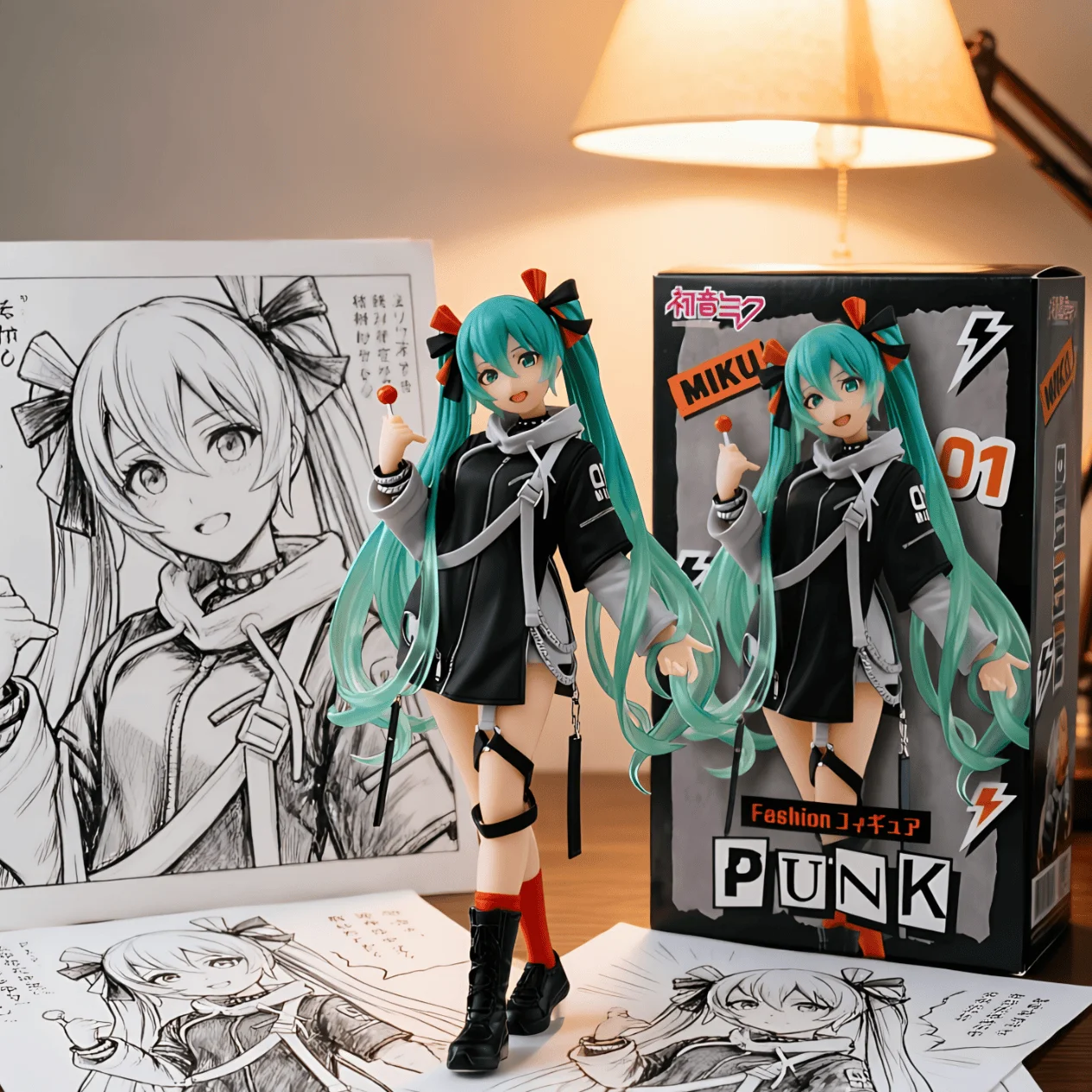 初音未来 TAITO 朋克时装-18CM