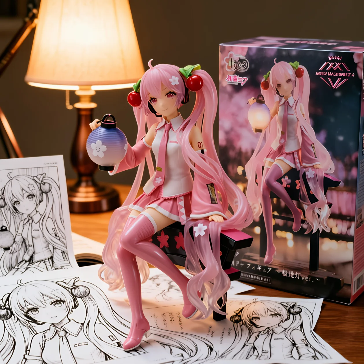 初音未来 TAITO 樱初音 提灯-18CM