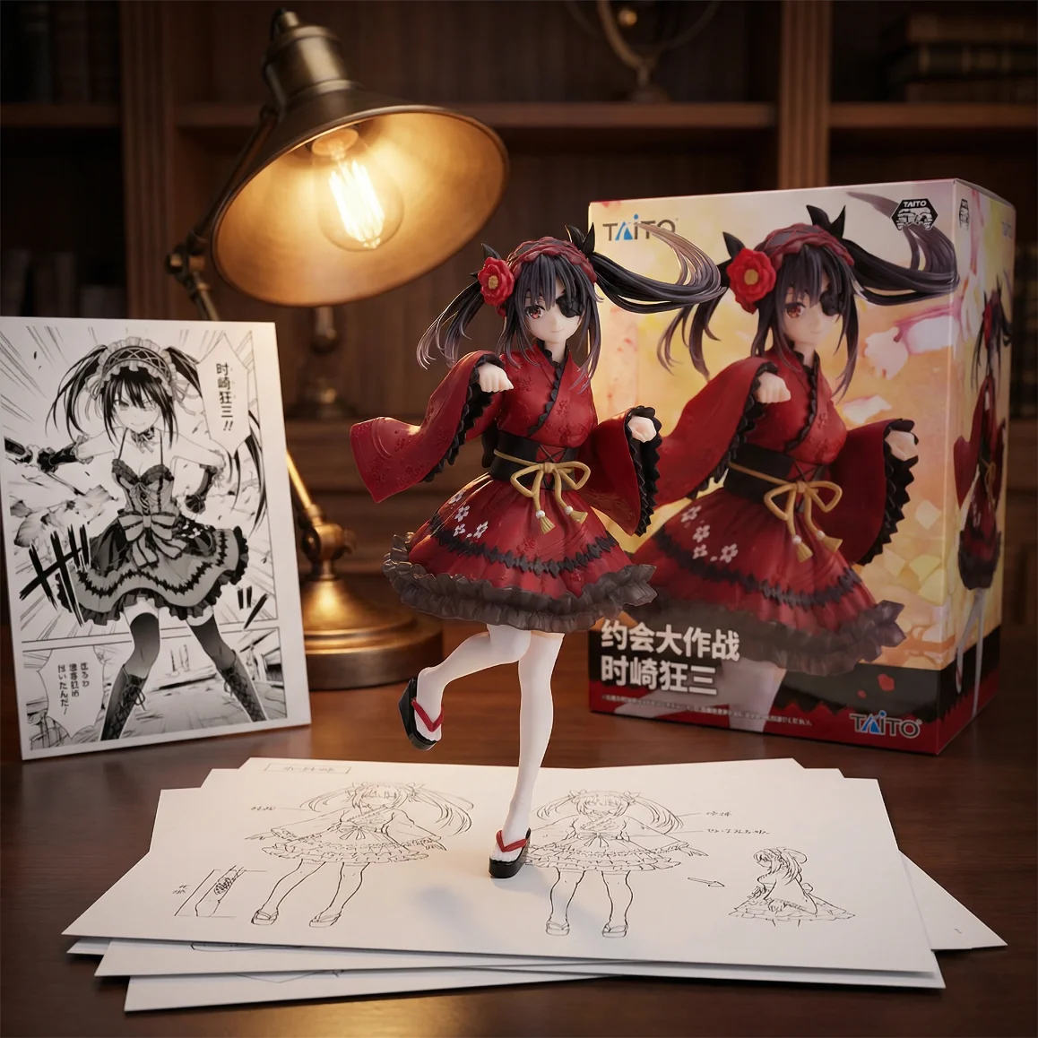 约会大作战 时崎狂三 日系哥特风-20CM