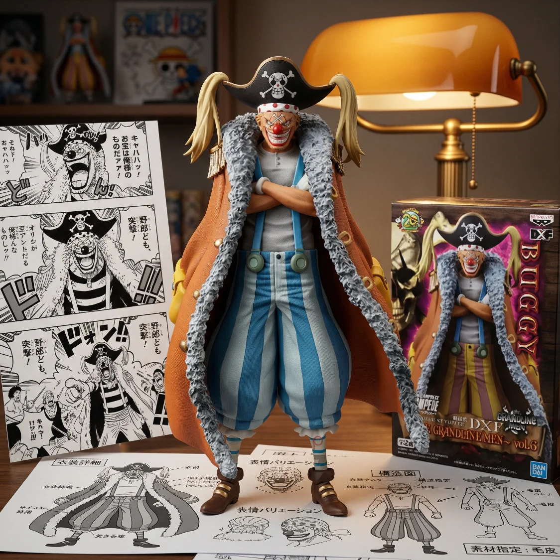海贼王 DXF STAMPEDE 巴基-17CM