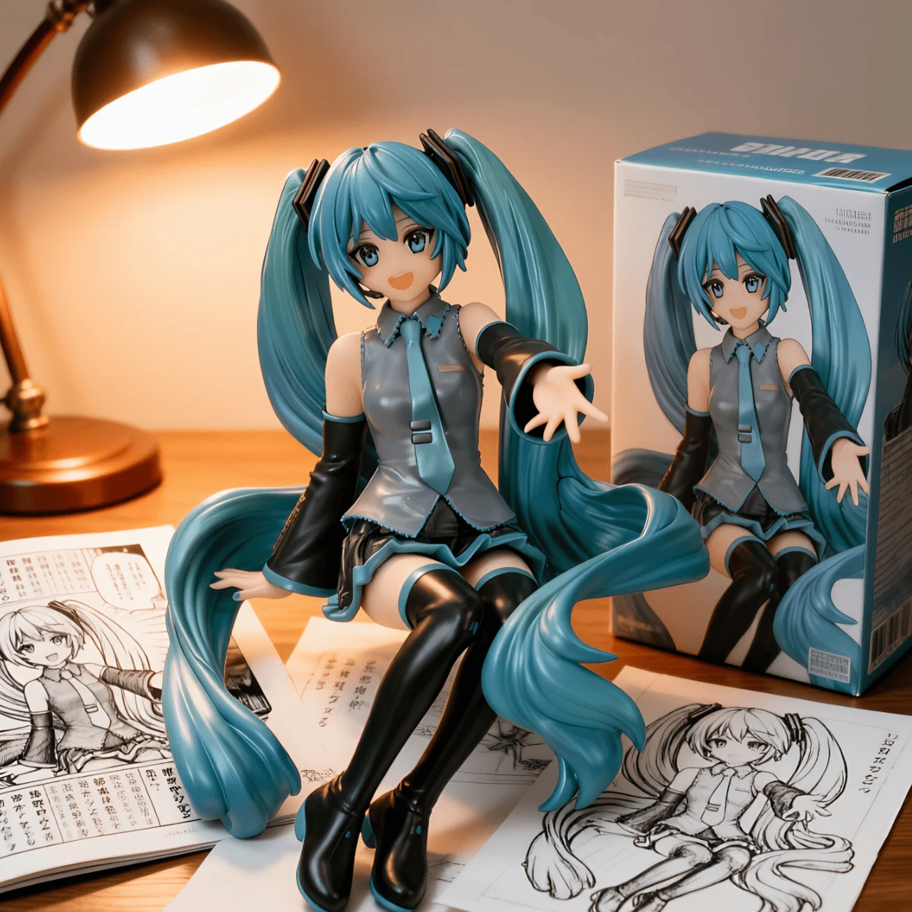 初音未来 泡面压 初音 投票 珠光色-14CM