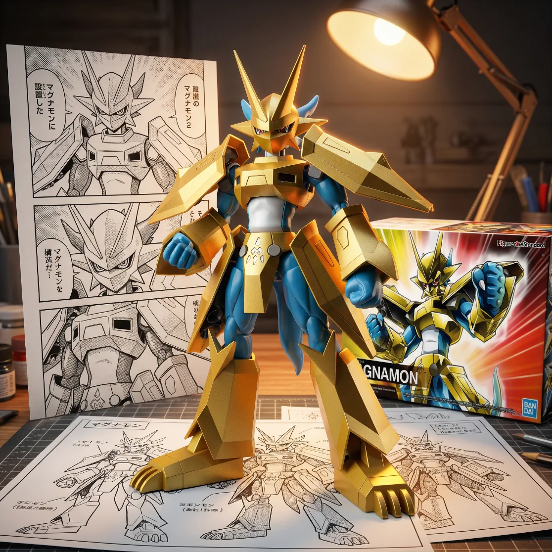 数码宝贝 金甲龙兽-16CM