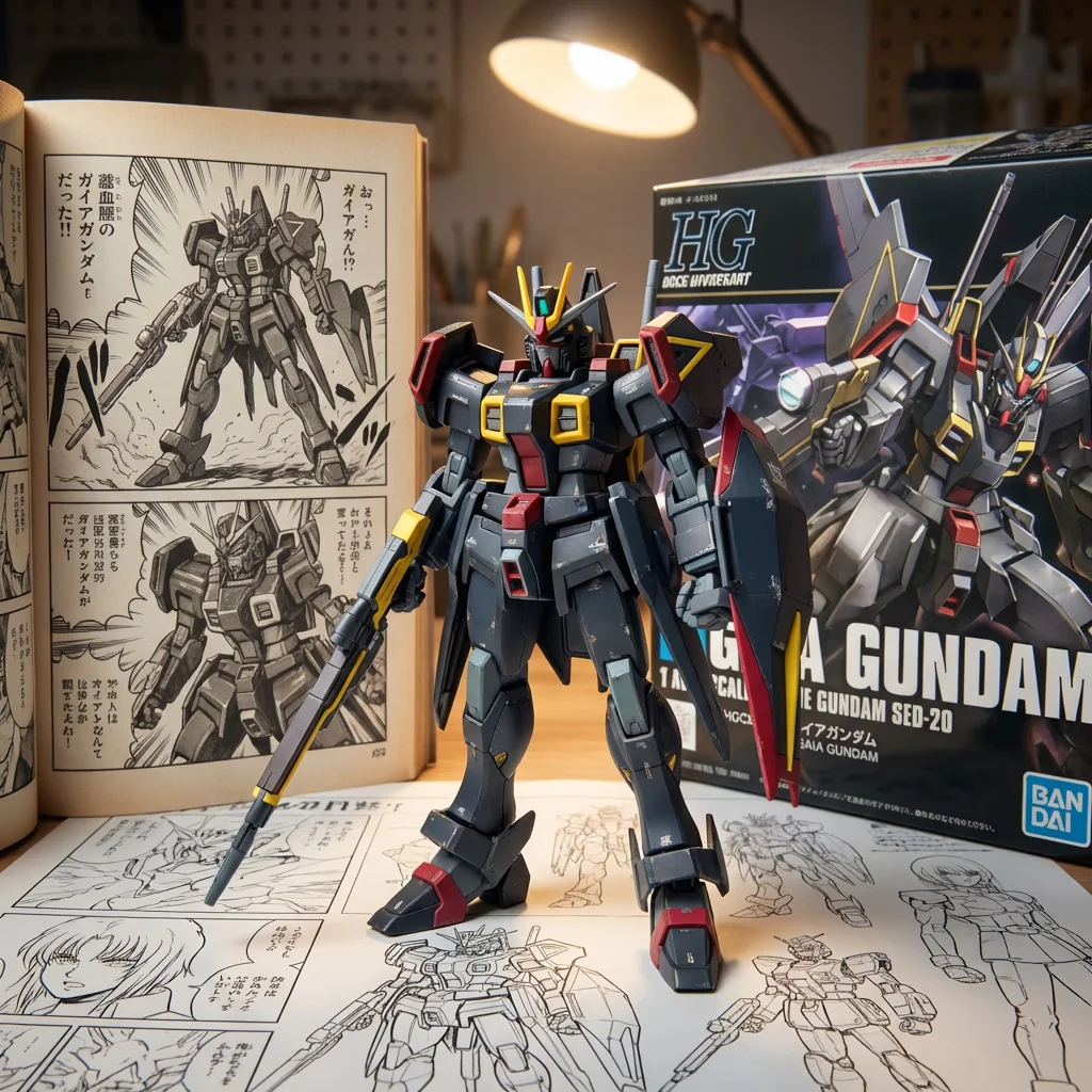 机动战士高达 HG 盖亚高达-14CM
