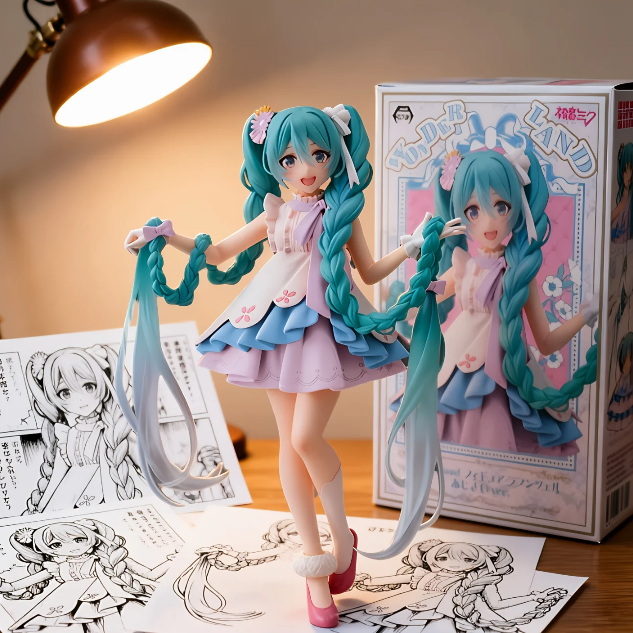初音未来 TAITO 长发公主 蓝裙-18CM