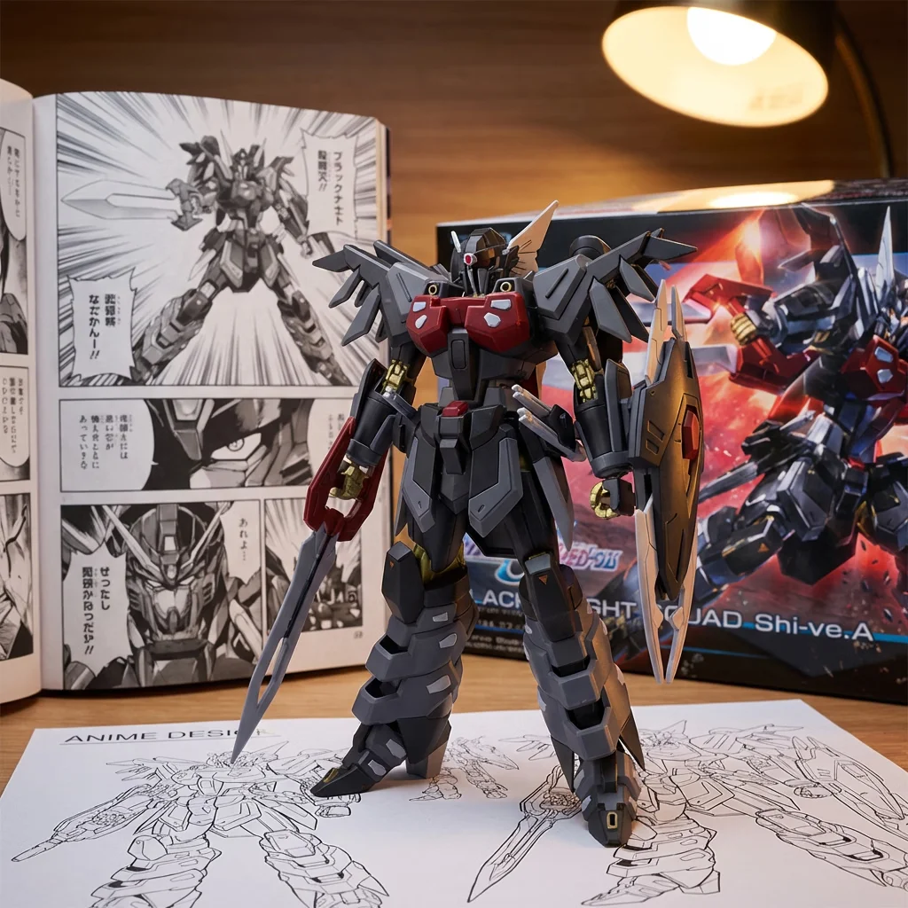 机动战士高达 HG 黑骑士小队 毁灭-14CM