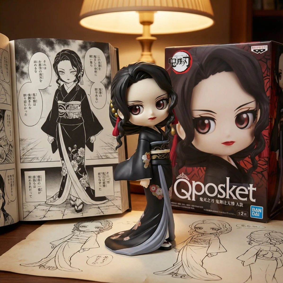 鬼灭之刃 Qposket鬼舞辻无惨-15CM