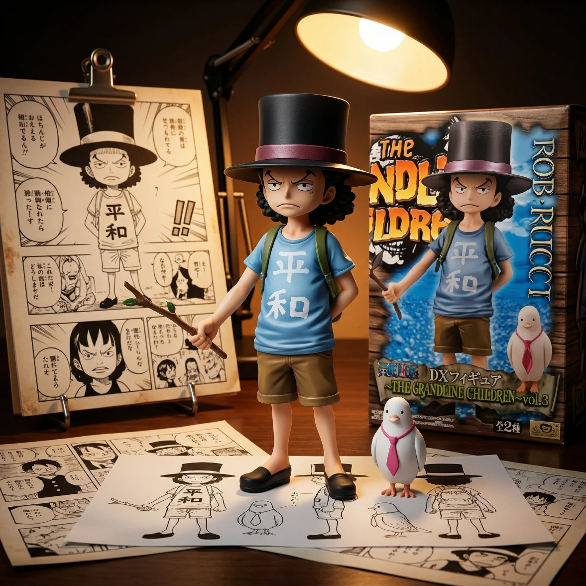 海贼王 DXF 童年 路奇-15CM