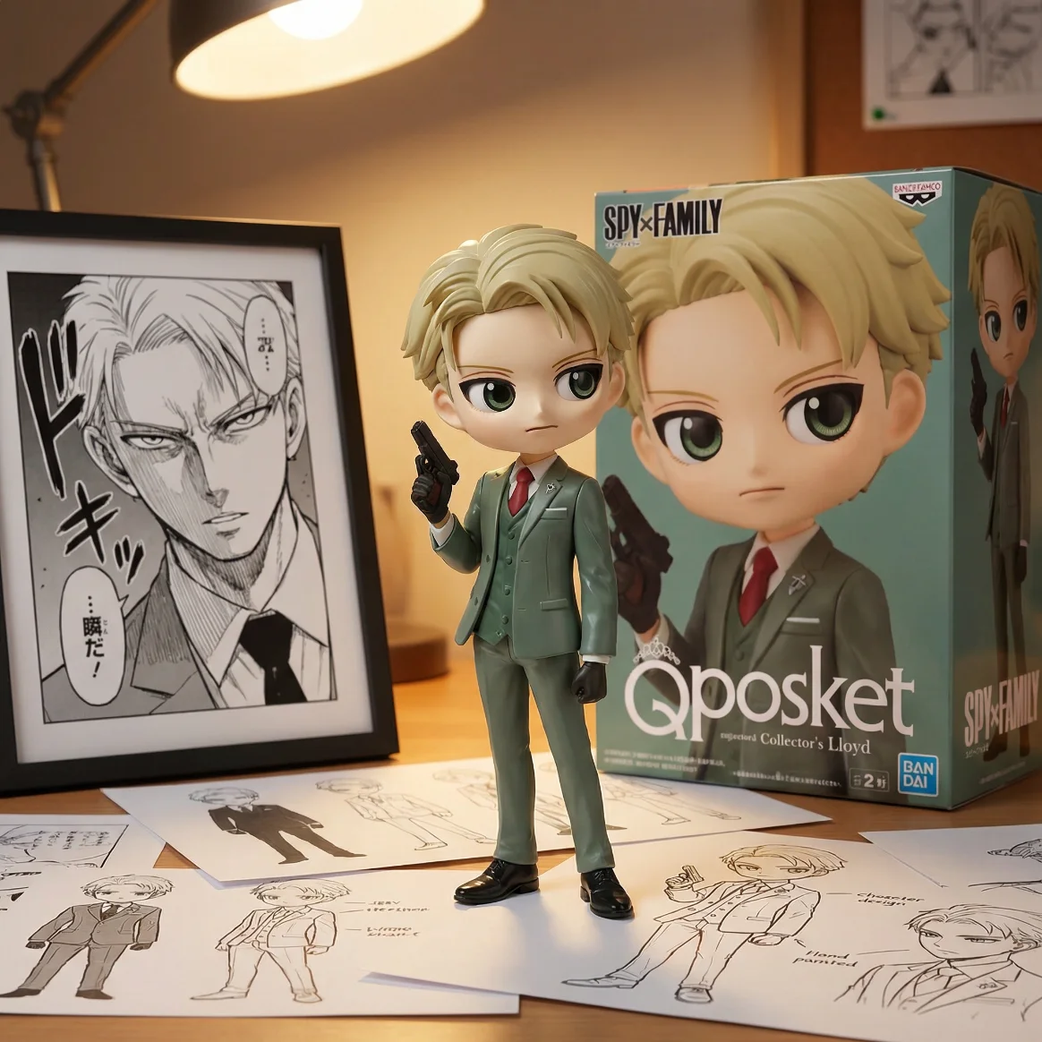 间谍过家家 眼镜厂 Qposket 劳埃德 异色-15CM