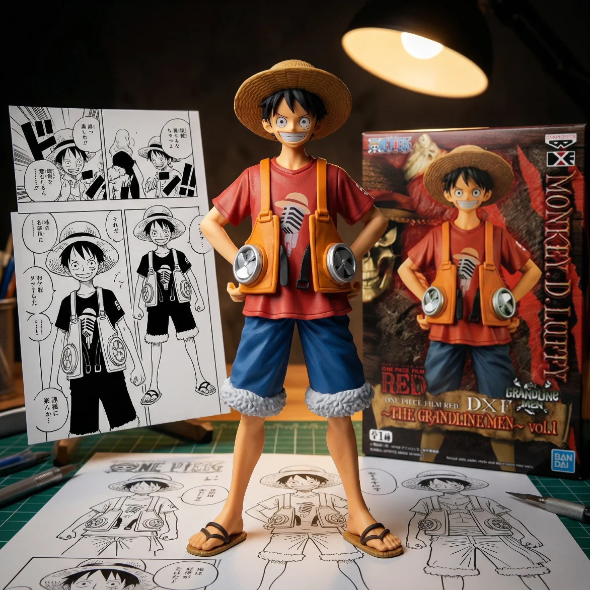 海贼王 RED 路飞-17CM
