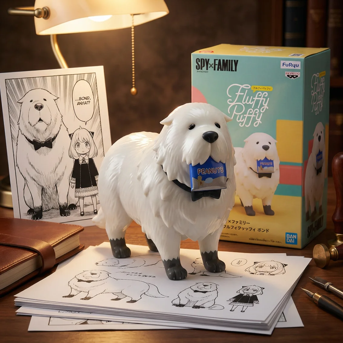 间谍过家家 眼镜厂 Fluffy Puffy A邦德-12CM