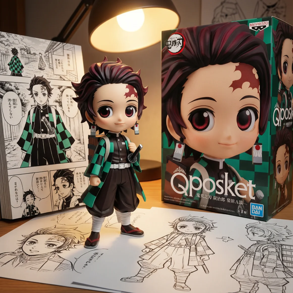 鬼灭之刃 Qposket炭治郎-15CM